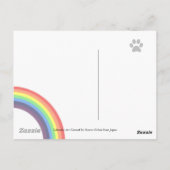 Carte postale du mémorial de trot du Labrador jaun (Dos)