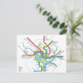 Carte postale du métro de Washington D.C. (Debout devant)