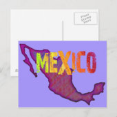 Carte postale du Mexique (Devant / Derrière)