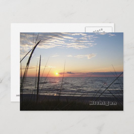 Carte postale du Michigan (Devant / Derrière)