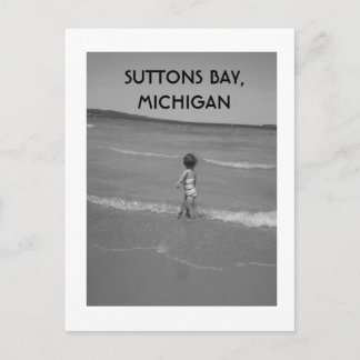 Carte postale du Michigan de baie de Suttons