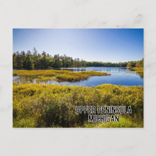 Carte postale du Michigan Upper Peninsula (Devant)