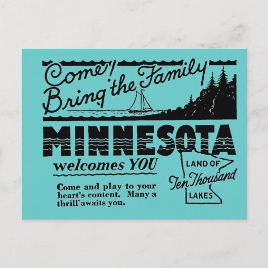 Carte postale du Minnesota (Devant)