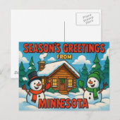 Carte postale du MINNESOTA (Devant / Derrière)