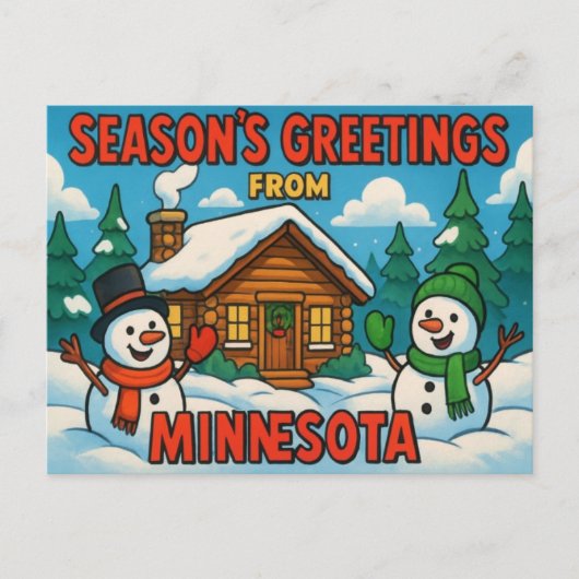 Carte postale du MINNESOTA (Devant)