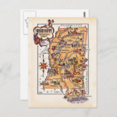 Carte postale du Mississippi (Devant / Derrière)