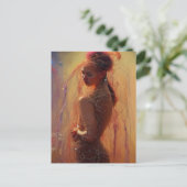 Carte postale du modèle de vêtements de spaghetti (Debout devant)