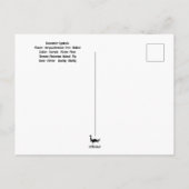 Carte postale du mois de novembre Scorpion (Dos)