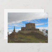 Carte postale du monastère de Gyandrak (Devant / Derrière)