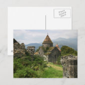 Carte postale du monastère de Sanahin (Devant / Derrière)