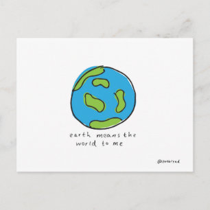 carte postale du monde