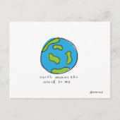 carte postale du monde (Devant)