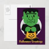 Carte postale du monstre de Frankenstein (Devant / Derrière)
