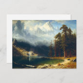 Carte postale du Mont Corcoran de Bierstadt (Devant / Derrière)