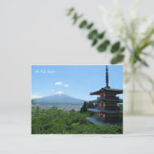 Carte postale du Mont Fuji Arakurayama Sengen Park (Debout devant)