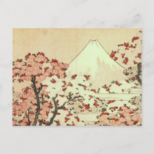 Carte Postale  du Mont Hokusai - Art Japonnais
