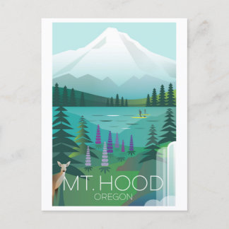 Carte postale du mont Hood
