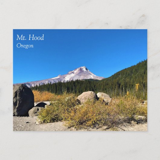 Carte postale du mont Hood, Oregon (Devant)