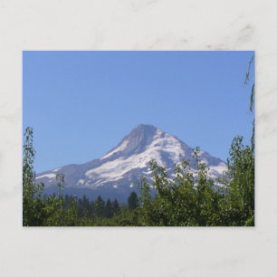 Carte postale du mont Hood, Oregon, un jour d'août
