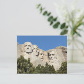 Carte postale du mont Rushmore (Debout devant)