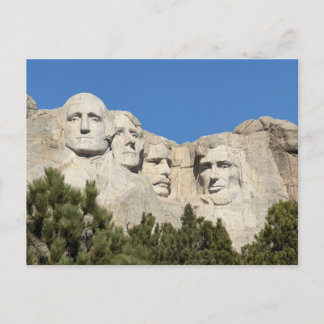 Carte postale du mont Rushmore