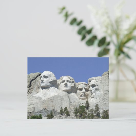 Carte postale du Mont Rushmore (Debout devant)