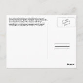 Carte postale du Mont Rushmore, Dakota du Sud (Dos)