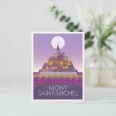 Carte postale du Mont Saint-Michel (Debout devant)