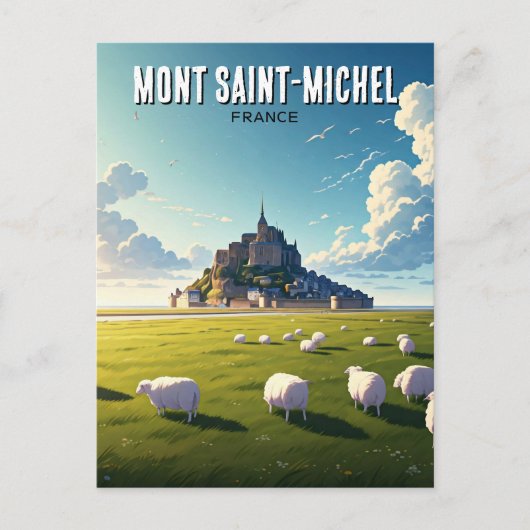 Carte postale du Mont Saint-Michel Normandie (Devant)