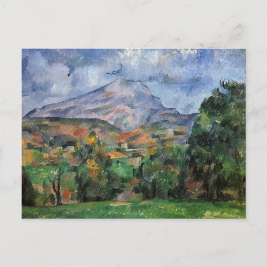 Carte postale du Mont Sainte-Victoire par Paul Cez (Devant)