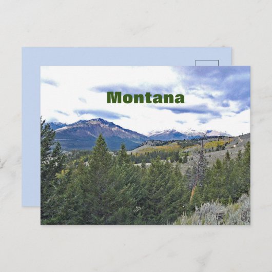 Carte postale du Montana (Devant / Derrière)