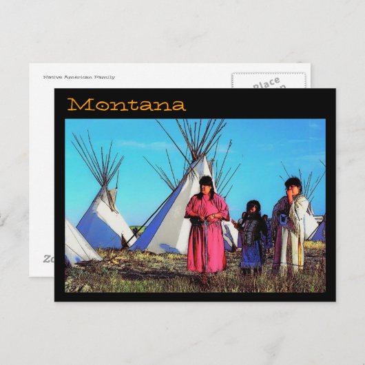 Carte postale du Montana (Devant / Derrière)
