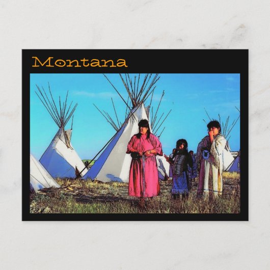 Carte postale du Montana (Devant)