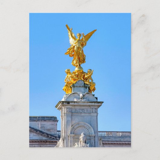 Carte postale du monument à la reine Victoria, Lon (Devant)