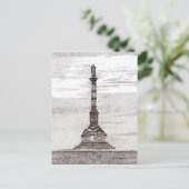 Carte postale du Monument de la Victoire de Yorkto (Debout devant)