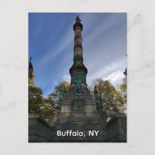Carte postale du monument de Lafayette Square