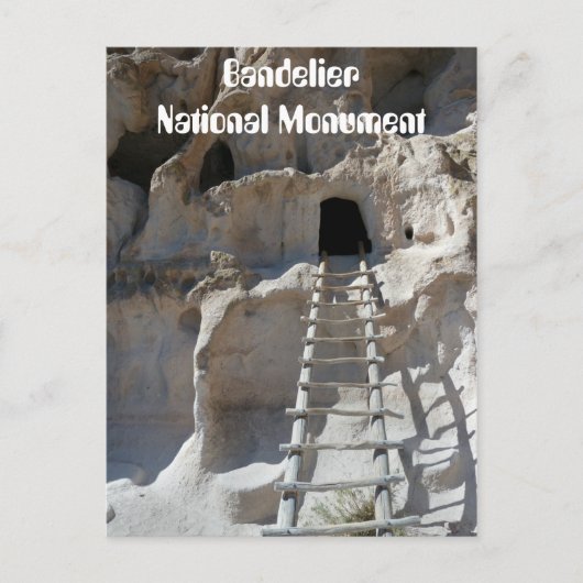 Carte postale du Monument National du Bandelier (Devant)