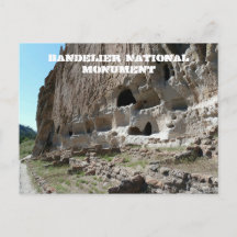 Carte postale du Monument National du Bandelier