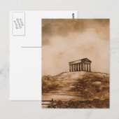 Carte postale du monument Penshaw (Devant / Derrière)