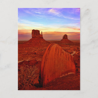 carte postale du monument valley utah