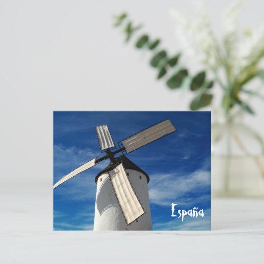 Carte postale du moulin espagnol (Debout devant)