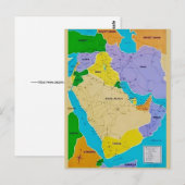Carte postale du Moyen-Orient (Devant / Derrière)