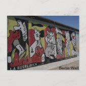 Carte postale du mur de Berlin (Devant)