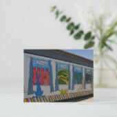 Carte postale du mur de Berlin (Debout devant)