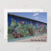 Carte postale du mur de Berlin (Devant / Derrière)