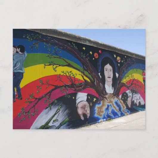 Carte postale du mur de Berlin (Devant)