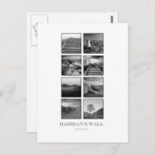 Carte postale du mur d'Hadrien (Devant / Derrière)