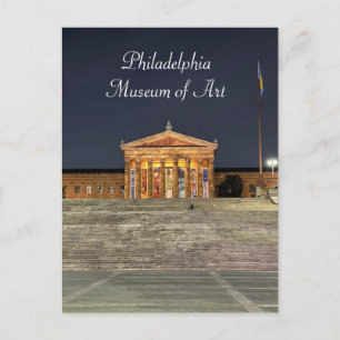 Carte postale du musée d'Art de Philadelphie