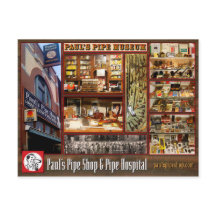 Carte postale du musée de la tuyauterie de Paul