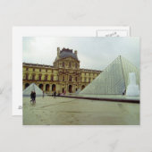 Carte postale du musée du Louvre (Devant / Derrière)